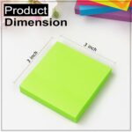 GLUN® Multicolour Sticky Notes 400 Sheets Strong Adhesive, Self-Stick, Multi-Color, - Image 4
