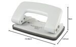Kangaro Desk Essentials DP-480 2 Hole Heavy Duty Metal Paper Punch - Image 2