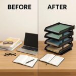 Desk Organizer with File Holder, 5-Tier Paper - Image 4
