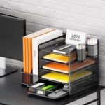 Desk Organizer with File Holder, 5-Tier Paper - Image 2
